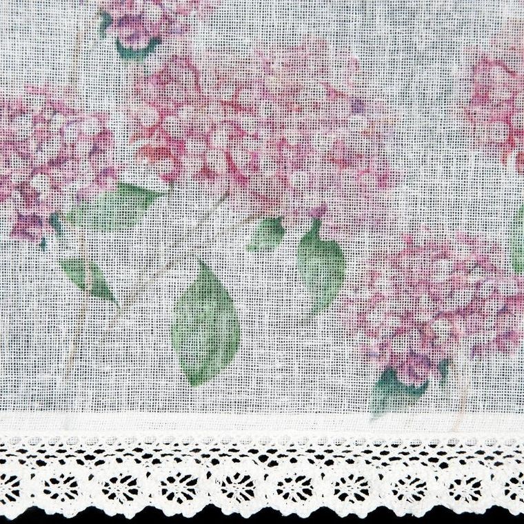 Eurofirany, firana gotowa Mona, 30-150 cm, różowy