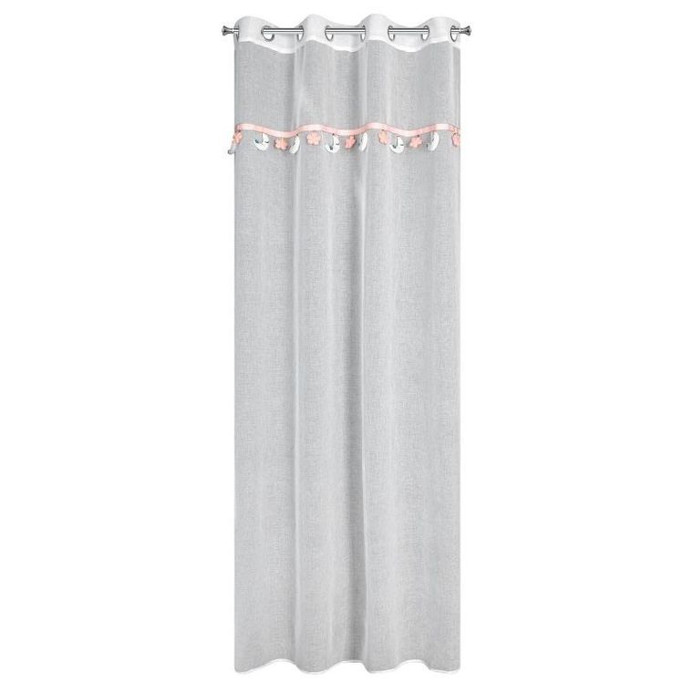 Eurofirany, firana gotowa, moon, 140-250 cm, biały