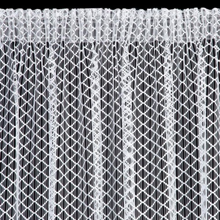 Eurofirany, firana gotowa na taśmie, Aiden, 300-270 cm, biały