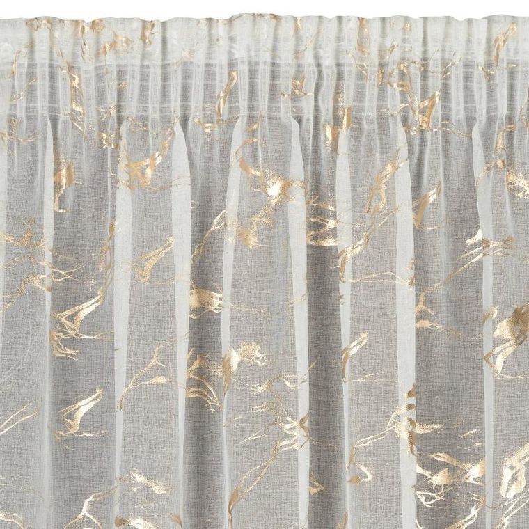 Eurofirany, firana gotowa na taśmie, Alina, 140-270 cm, biały