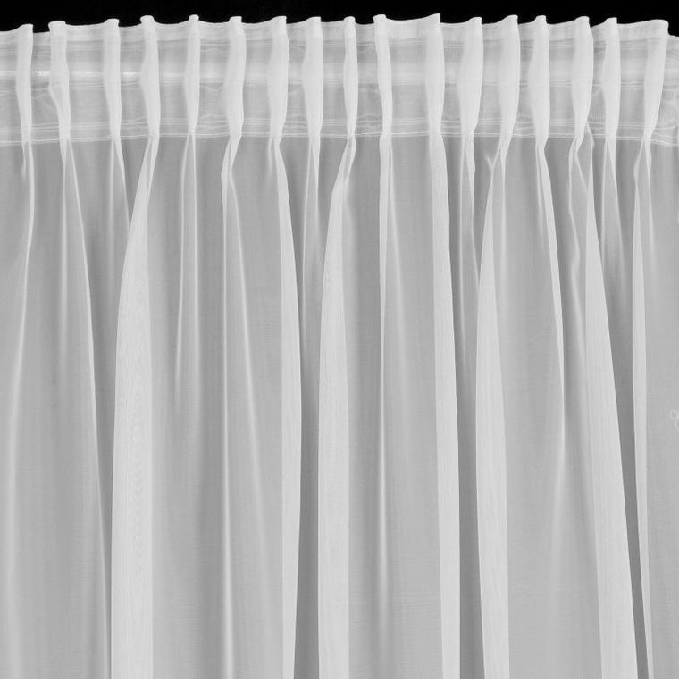 Eurofirany, firana gotowa na taśmie, Debora, 140-270 cm, biały
