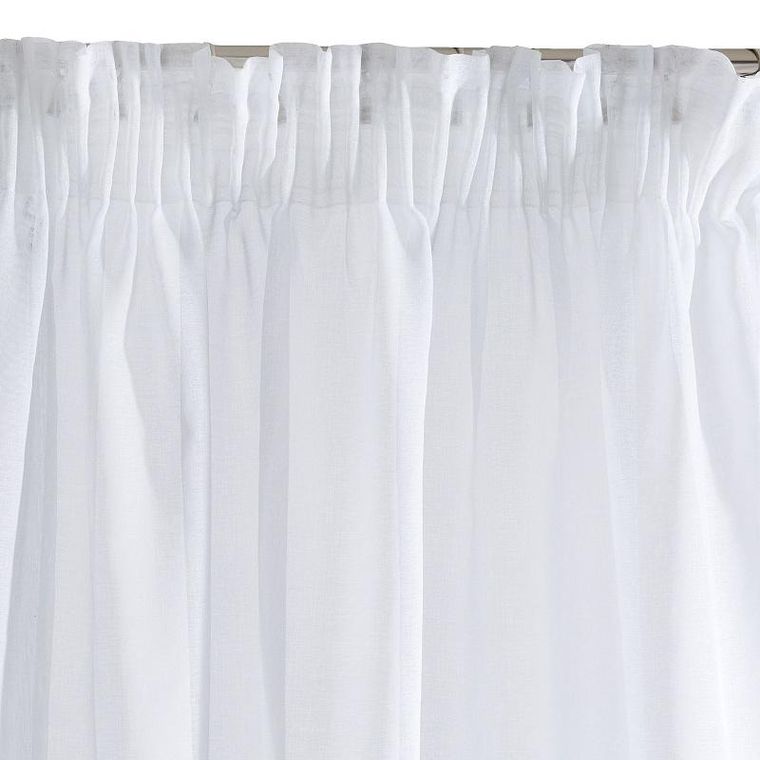 Eurofirany, firana gotowa na taśmie, Elpidia, 140-270 cm, biały