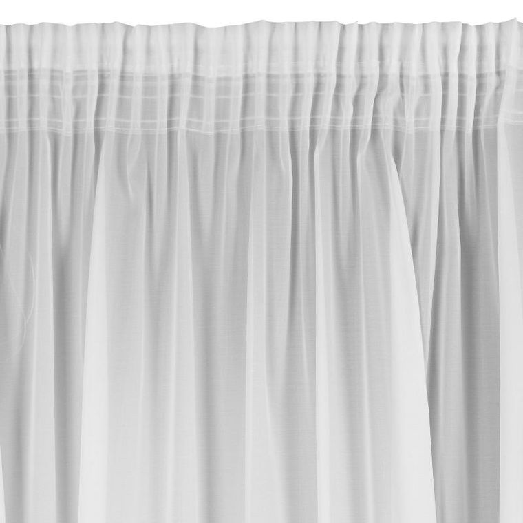 Eurofirany, firana gotowa na taśmie, Kathy, 140-270 cm, biały