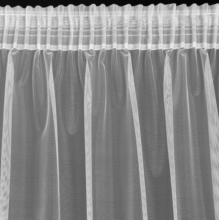 Eurofirany, firana gotowa na taśmie, Nel, 350-145 cm, biały