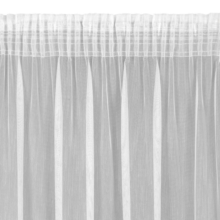 Eurofirany, firana gotowa na taśmie, Nicea, 350-270 cm, biały