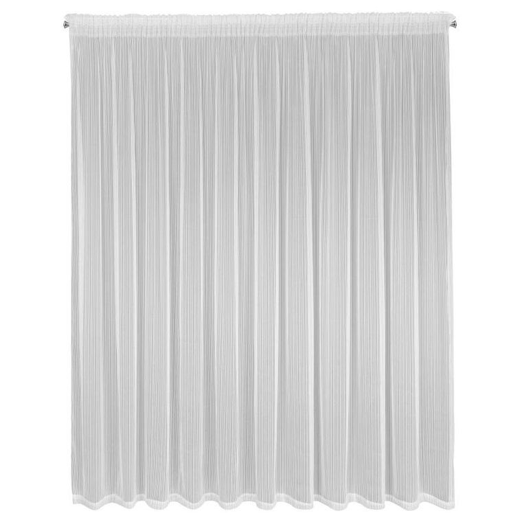 Eurofirany, firana gotowa na taśmie, Noelia, 300-270 cm, biały