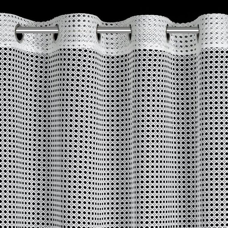 Eurofirany, firana gotowa, Neri, 140-250 cm, biały