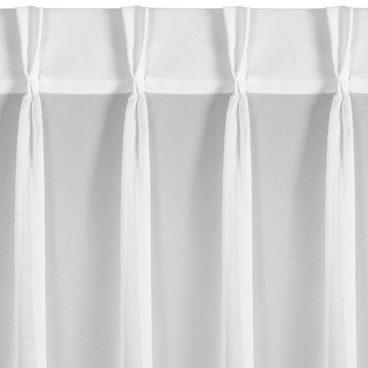 Eurofirany, firana gotowa, Ruby, 400-270 cm, biały