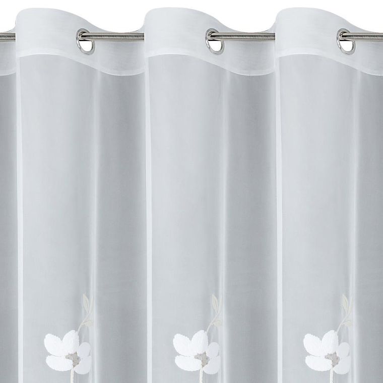 Eurofirany, firana gotowa, Sandi, 350-250 cm, biały