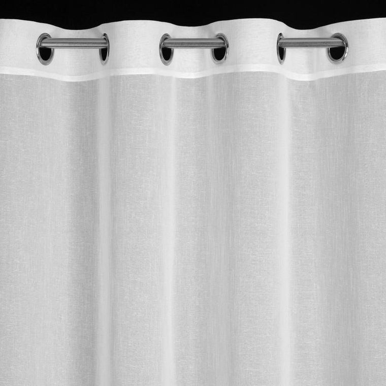 Eurofirany, firana gotowa sandra 140-250 cm, biały