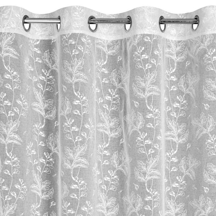 Eurofirany, firana gotowa, Serena, biały, 140-260 cm