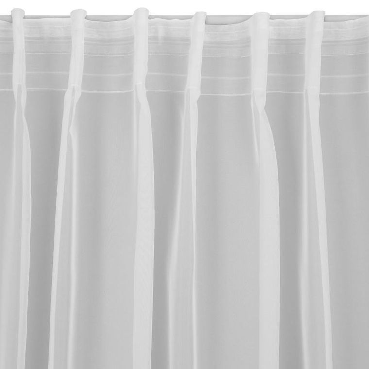 Eurofirany, firana gotowa, Simone, na taśmie, 400-170 cm, biały