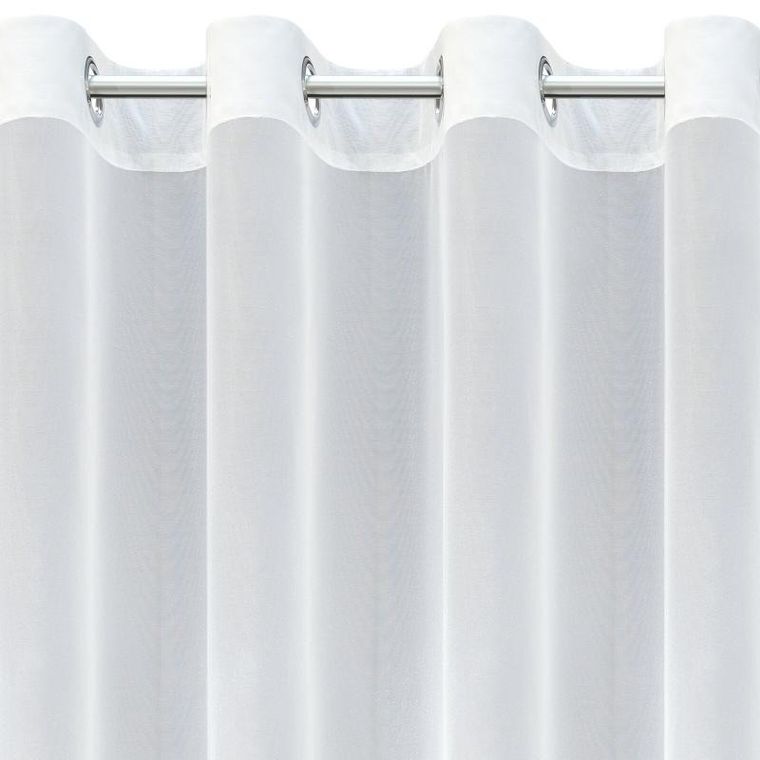 Eurofirany, firana gotowa, Solei, 140-250 cm, biały