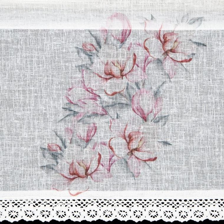 Eurofirany, firana gotowa Suzy, 30-150 cm, różowy