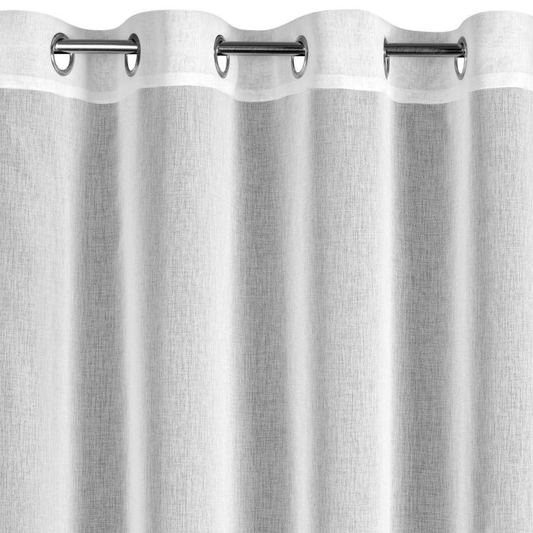 Eurofirany, firana gotowa, Tasha, 400-250 cm, biały
