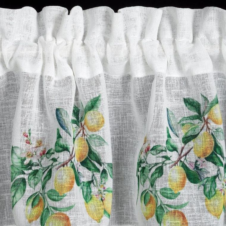 Eurofirany, firana zaciemniająca gotowa, Cloe, na taśmie, 150-30 cm, biały