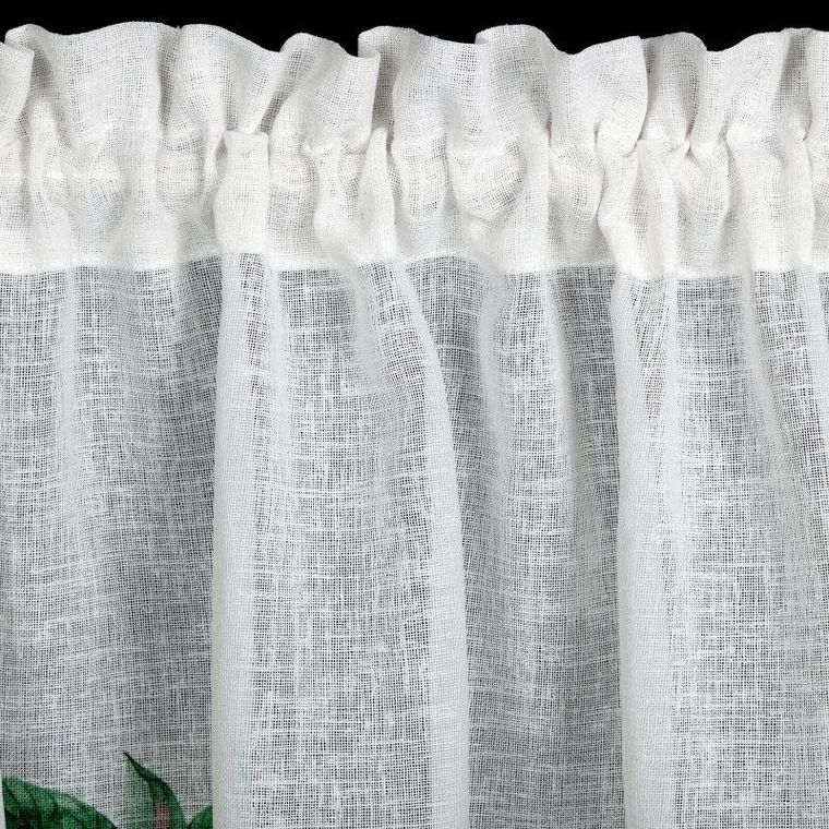 Eurofirany, firana zaciemniająca gotowa, Cloe, na taśmie, 150-60 cm, biały