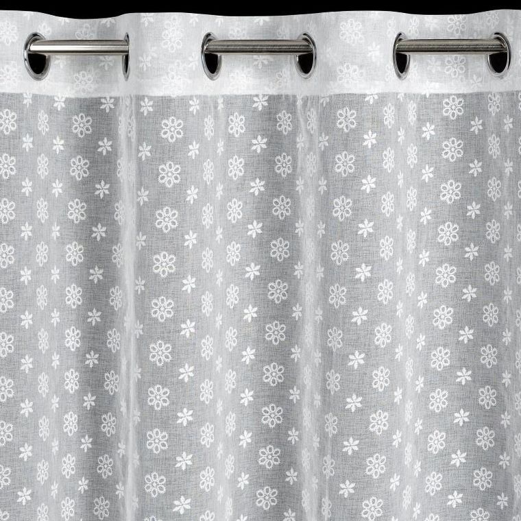 Eurofirany, firana zaciemniająca gotowa, Sanny, 140-250 cm, biały
