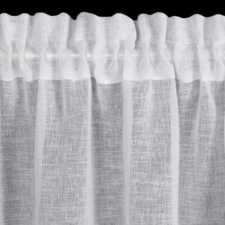 Eurofirany, firana zaciemniająca gotowana taśmie, Gaja, 150-30 cm, kremowy