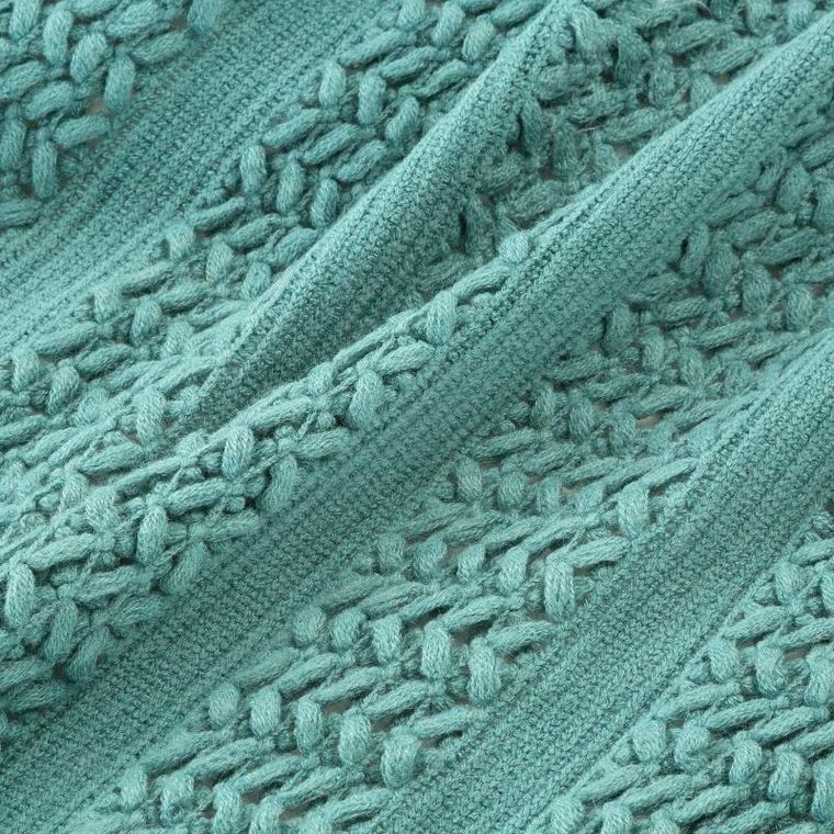 Eurofirany, koc akryl, 130-170 cm, ciemnomiętowy