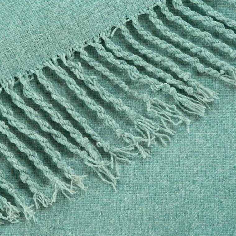 Eurofirany, koc akryl, 130-170 cm, miętowy