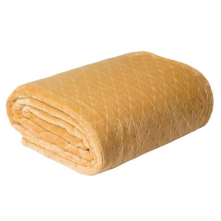 Eurofirany, koc, Cindy4, 170-210 cm, miodowy