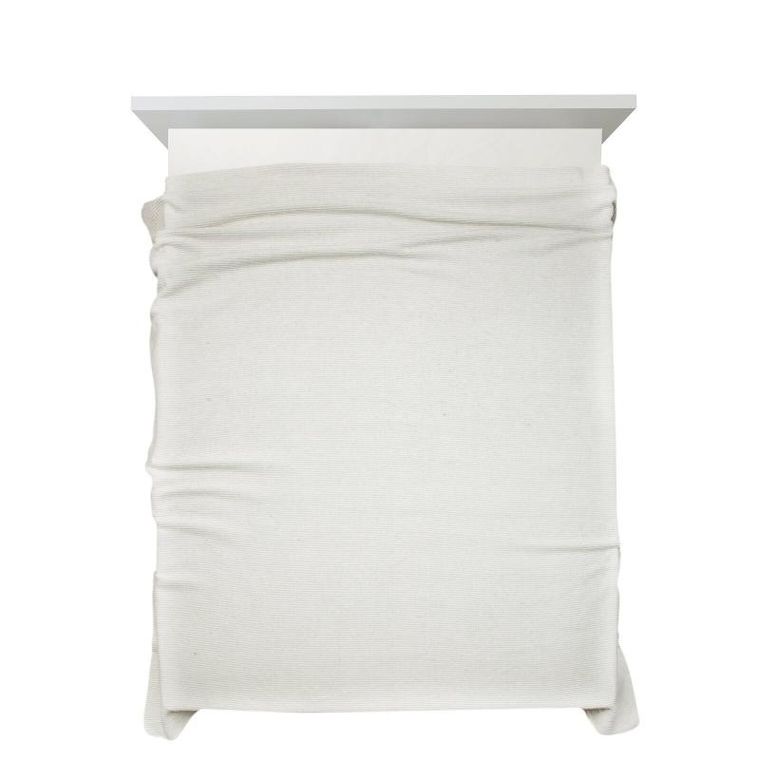 Eurofirany, koc d91 Amber, 200-220 cm, jasnokremowy