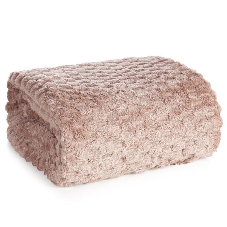 Eurofirany, koc d91 cindy6, 200-220 cm, beżowy