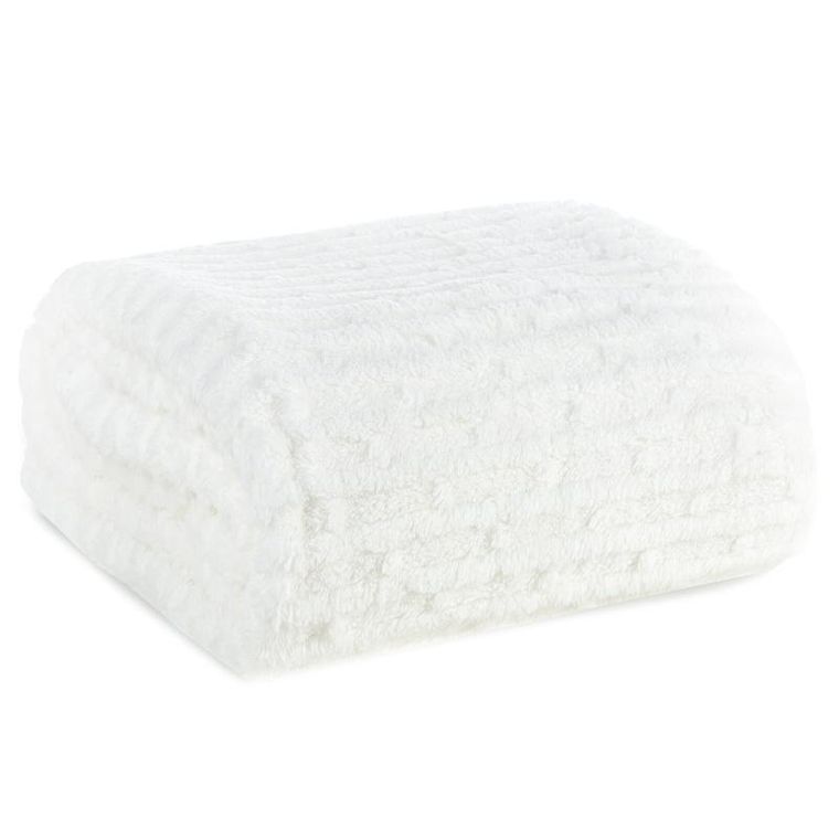 Eurofirany, koc d91, Lisa, 170-210 cm, biały