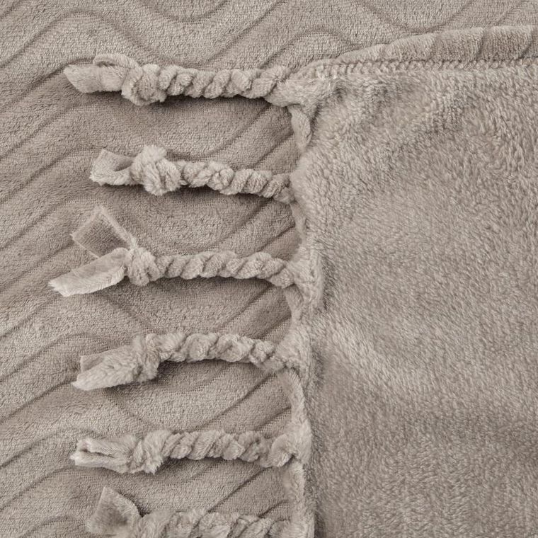 Eurofirany, koc Emma, 150-200 cm, beżowy