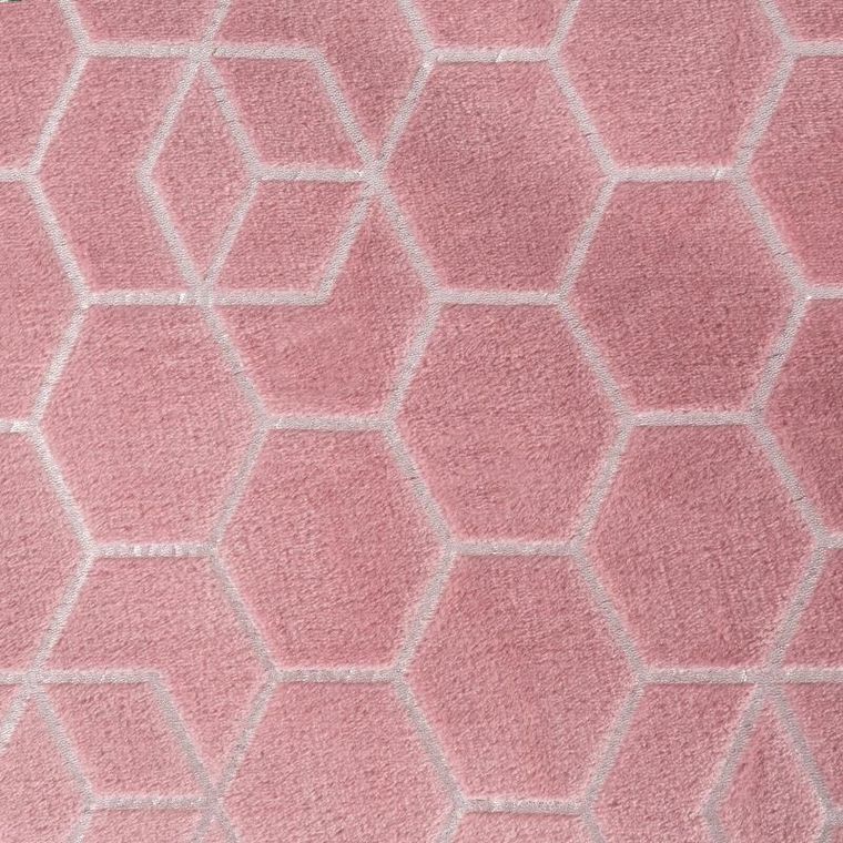 Eurofirany, koc Malibu, 150-200 cm, różowy