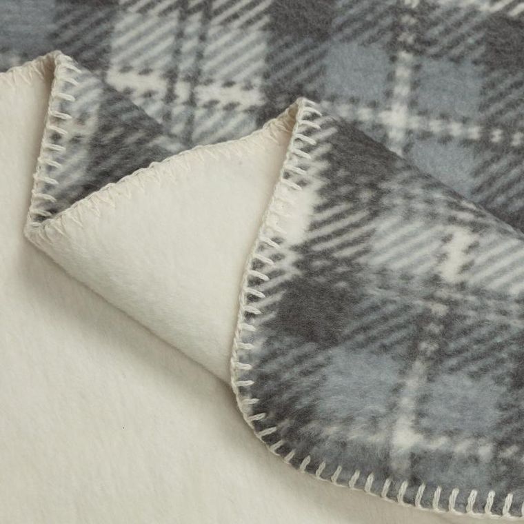 Eurofirany, koc świąteczny, Santa, 200-220 cm, szary