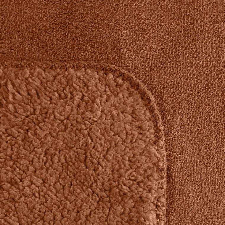 Eurofirany, koc, Tedy, 170-210 cm, ceglasty