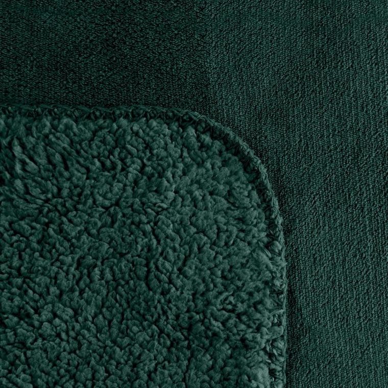 Eurofirany, koc, Tedy, 200-220 cm, ciemnozielony