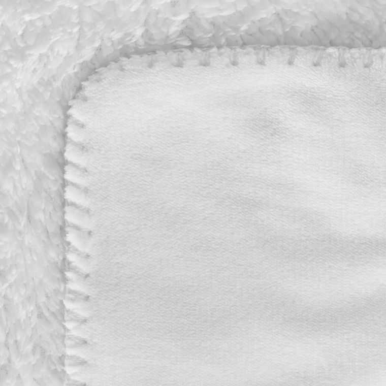 Eurofirany, koc Tedy, biały, 150-200 cm