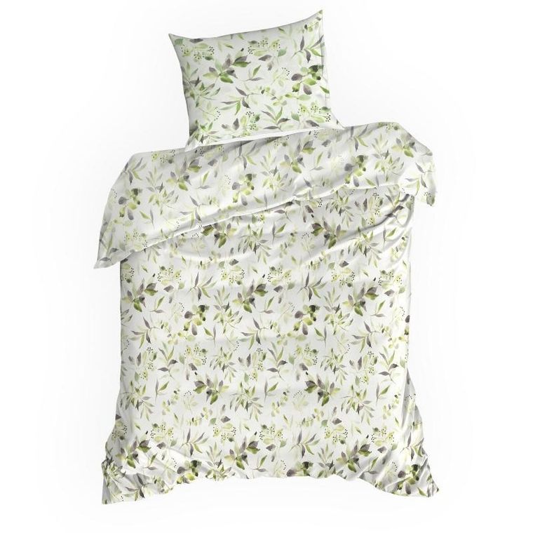 Eurofirany, komplet pościeli bawełnianej, Mili, 220-200 cm, biały