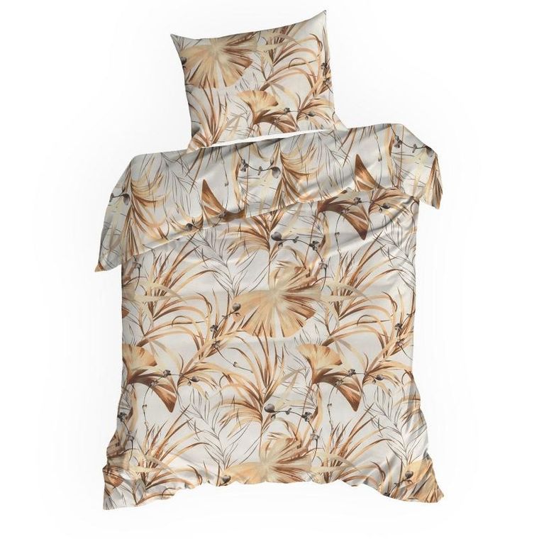 Eurofirany, komplet pościeli bawełnianej, Pola, 140-200 cm, biały