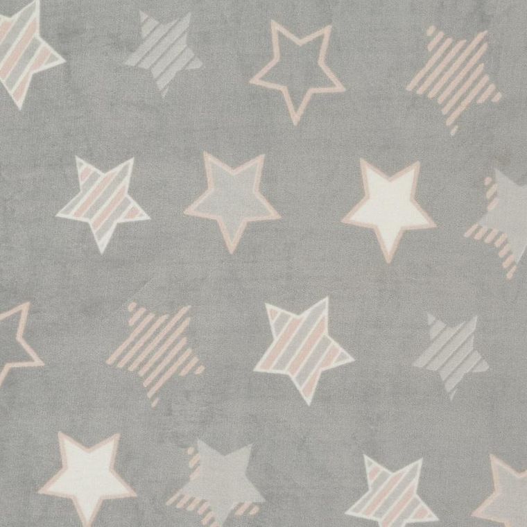 Eurofirany, komplet pościeli, Flano, 200-220 cm, srebrny