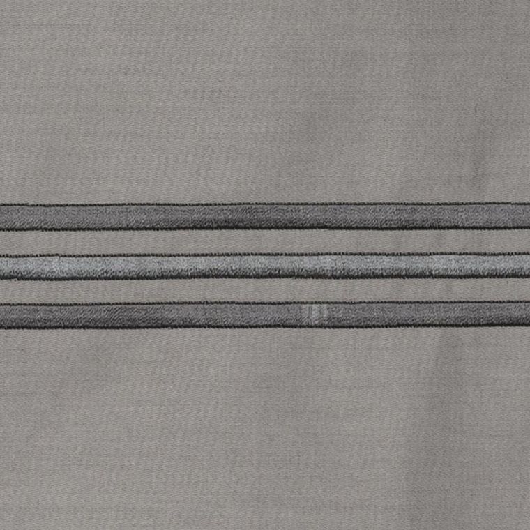 Eurofirany, komplet pościeli haft, 160-200 cm, srebrny