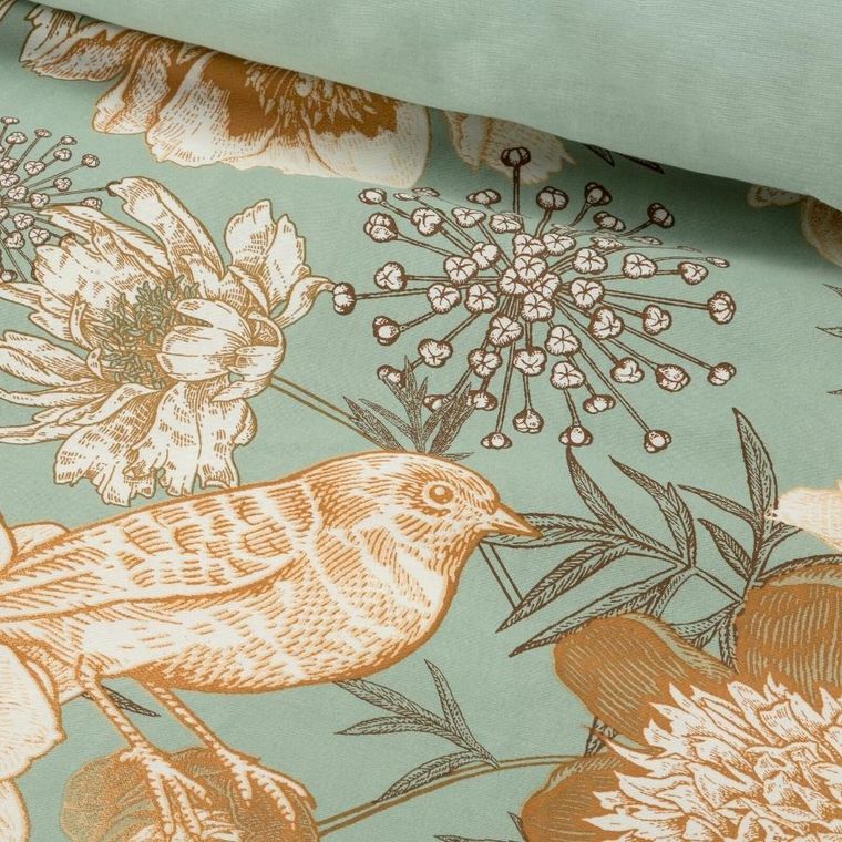 Eurofirany, komplet pościeli, Home, 160-200 cm, miętowy