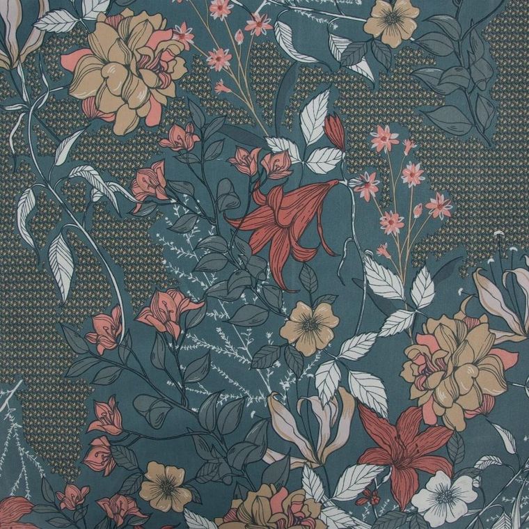 Eurofirany, komplet pościeli, Home, 160-200 cm, turkusowy