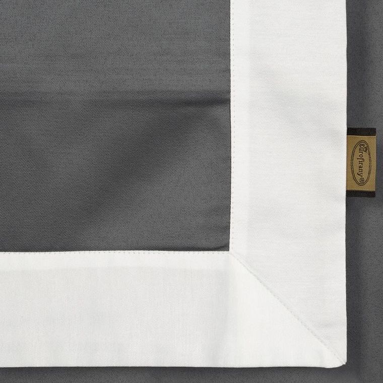 Eurofirany, komplet pościeli, Laura, 220-200 cm, popielaty