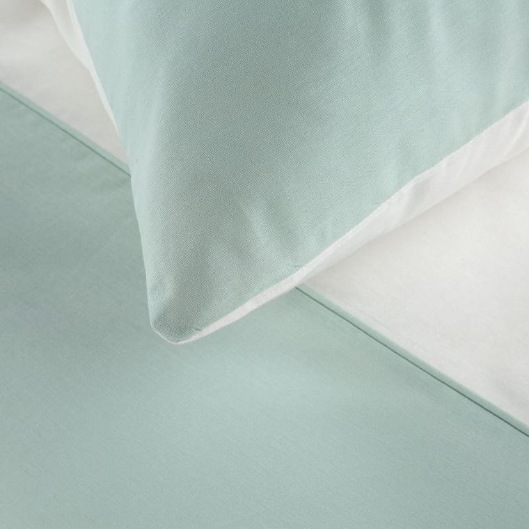 Eurofirany, komplet pościeli, Novad, 160-200 cm, 2-70-80 cm, biały