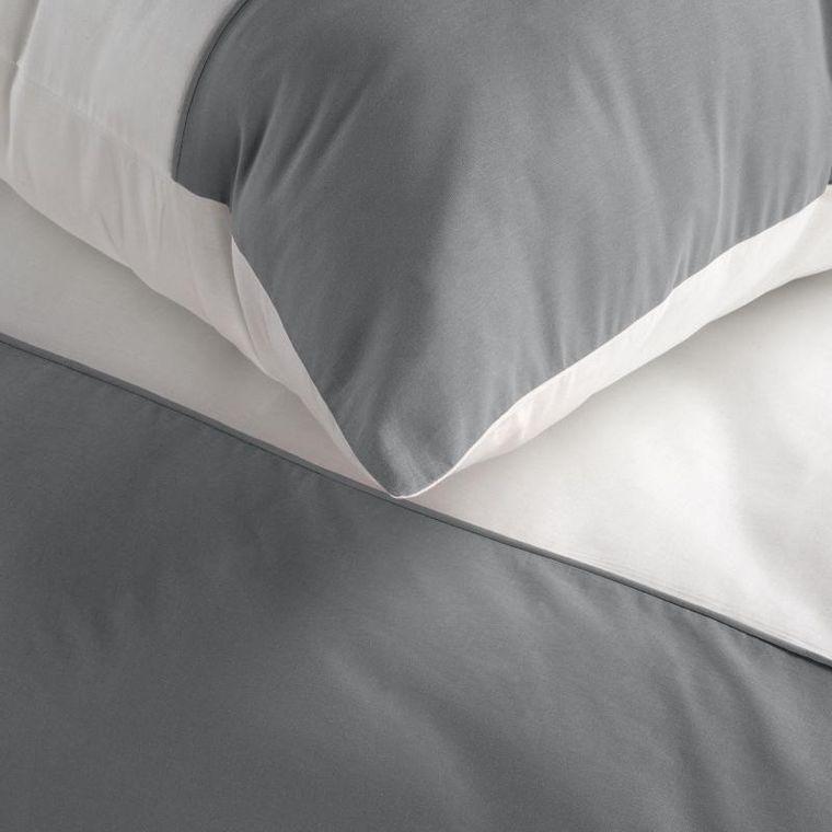 Eurofirany, komplet pościeli Novad, 160-200 cm, 2-70-80 cm, biały