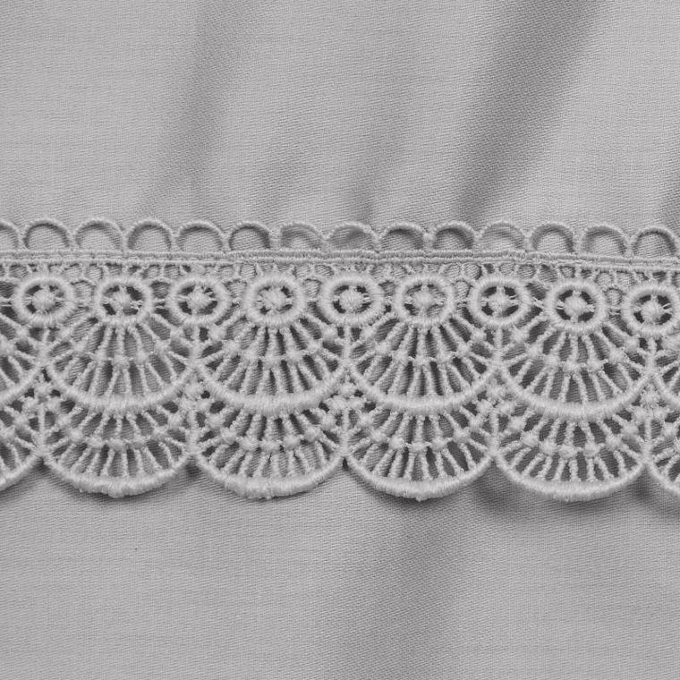 Eurofirany, komplet pościeli retro, 160-200 cm, jasnoszary