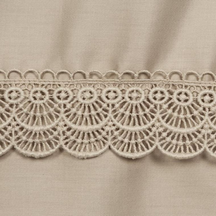 Eurofirany, komplet pościeli retro, 220-200 cm, beżowy