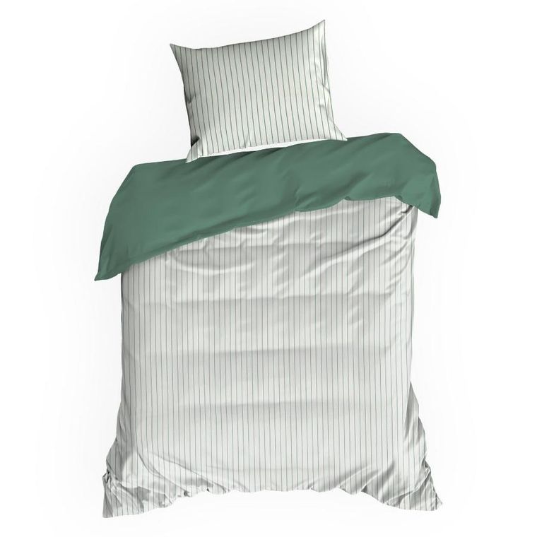 Eurofirany, komplet pościeli satynowej, Raya, 220-200 cm, biały