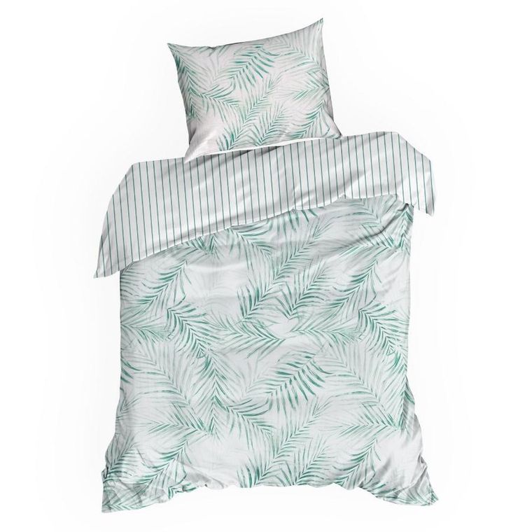 Eurofirany, komplet pościeli satynowej, Raya3, 140-200 cm, biały