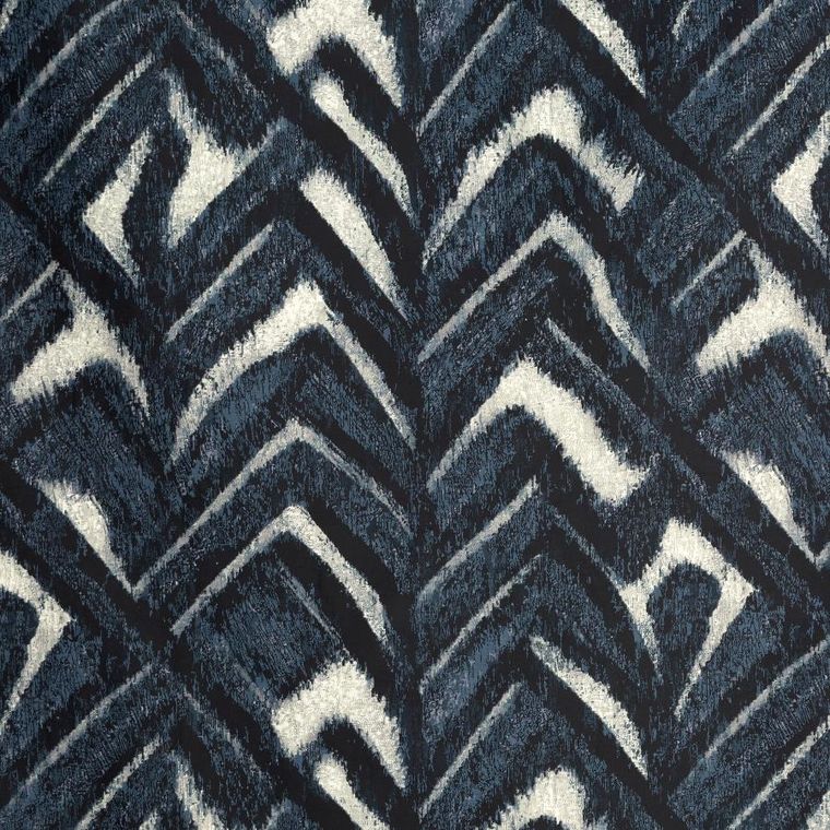 Eurofirany, komplet pościeli satynowej, Spring, 160-200 cm, ciemnogranatowy