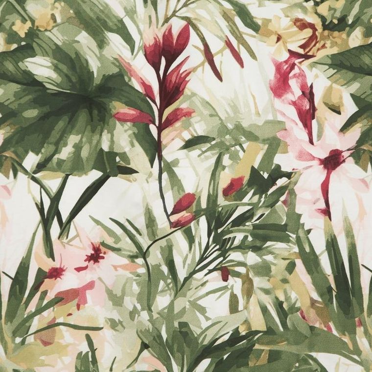 Eurofirany, komplet pościeli satynowej, Spring, 160-200 cm, zielony